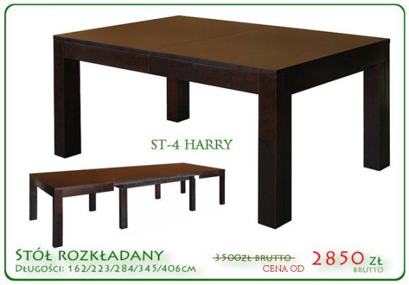 Stół drewniany nowoczesny do jadalni 4Harry